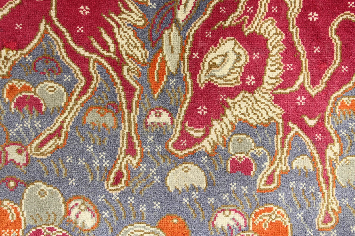 Georges Manzana-pissarro (1871-1961) - Tapestry - Two Warthogs And Frieze-photo-1