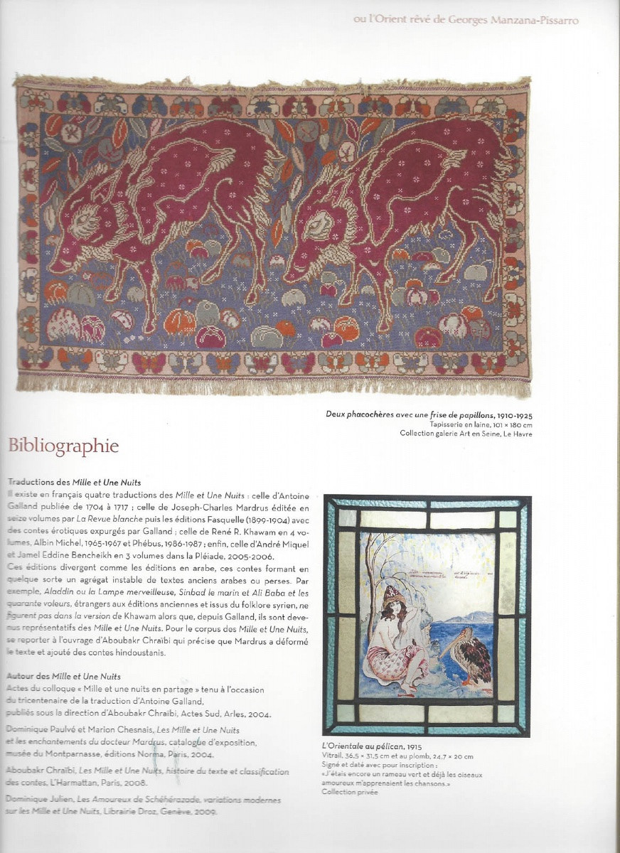 Georges Manzana-pissarro (1871-1961) - Tapestry - Two Warthogs And Frieze-photo-6