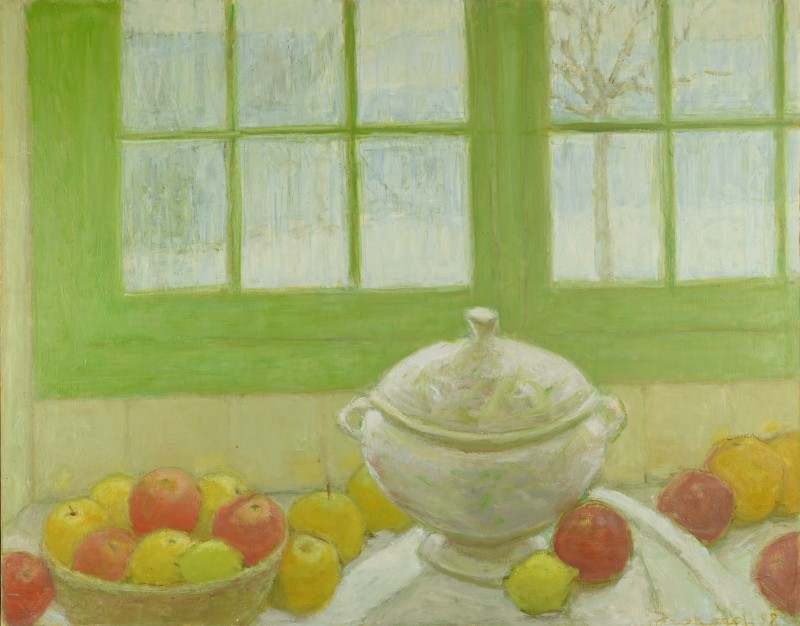 Prokhoroff Ariane (1926-2018) : Still Life At The Window In Winter