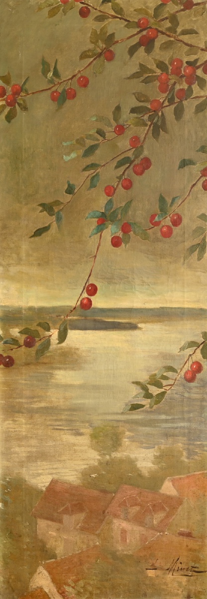 Louis Emile Minet (1841 - 1923): Suite Of 4 Paintings-photo-1