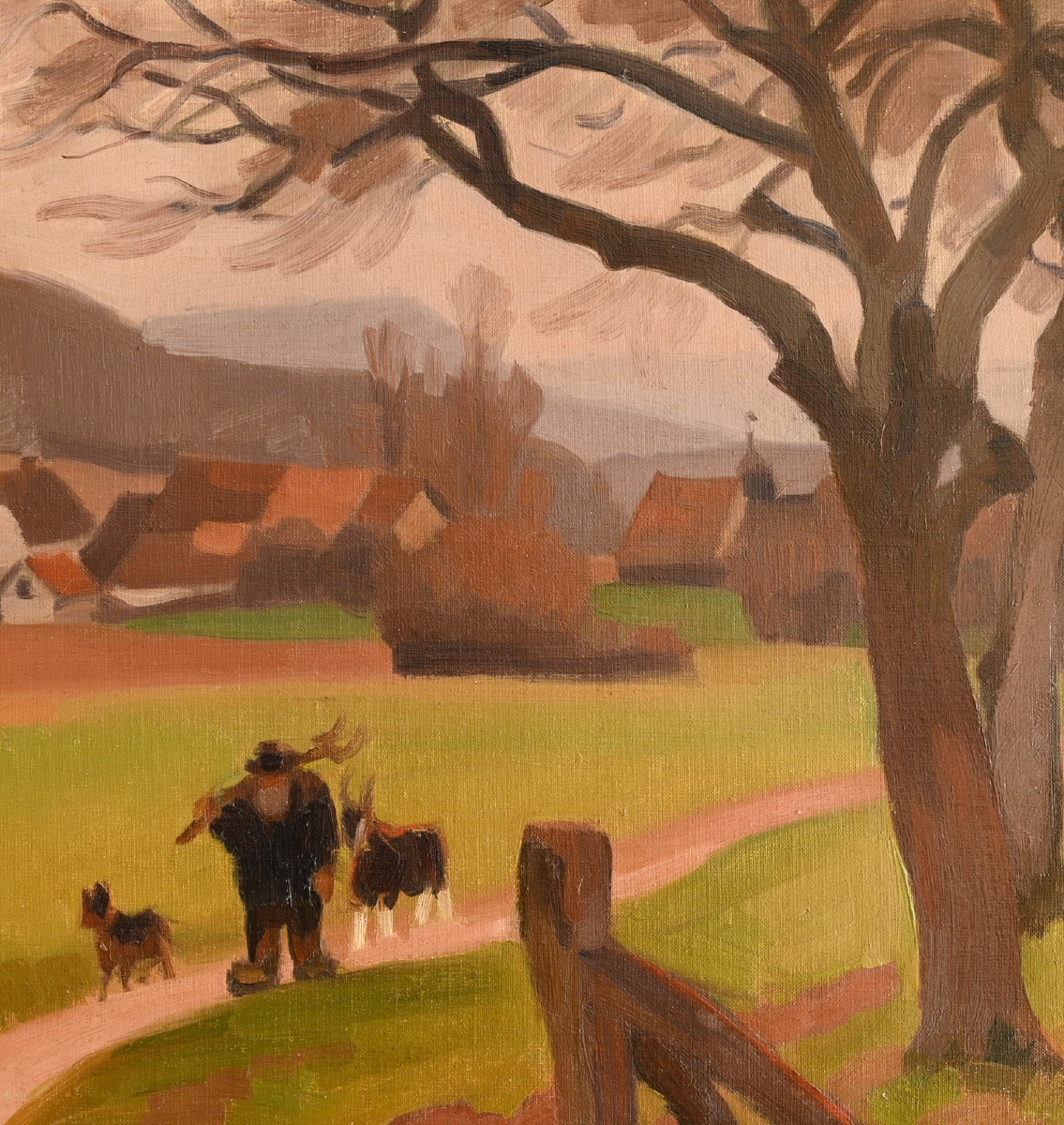  Jules Emile Zingg (1882–1942) Landscape Of Franche-comté-photo-2