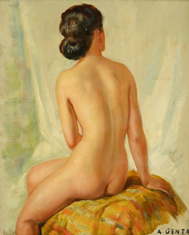 Albert Genta (1901-1989) Nude From Behind 