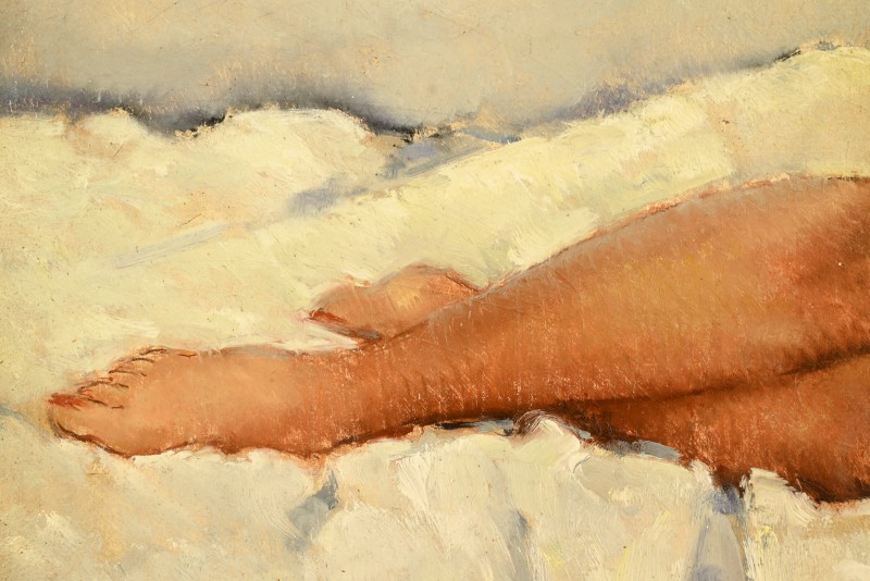Georges Duc (xix-xx) Reclining Nude -photo-3