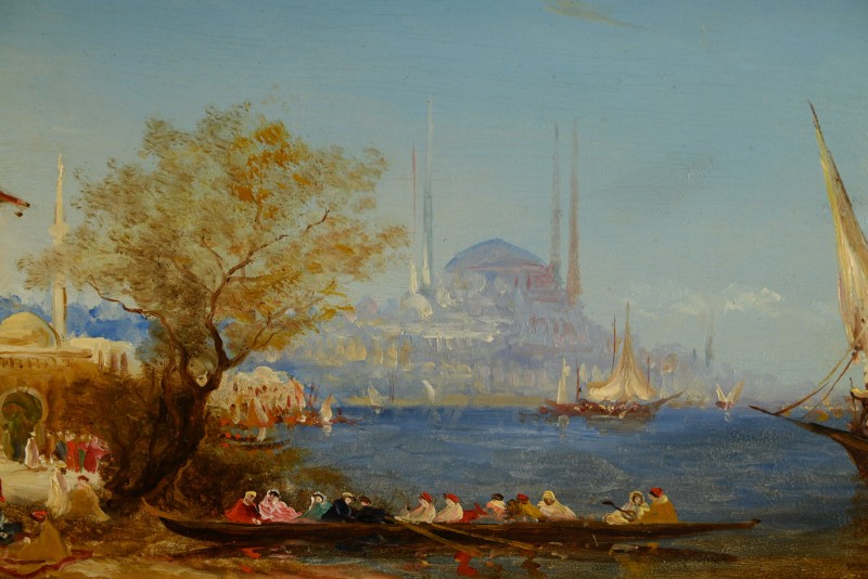 Alfred August Félix Bachmann (1863-1956) : The Bosphorus At Constantinople-photo-2