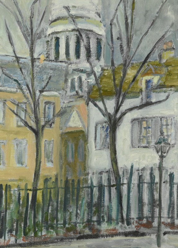 Lyne SEYBEL (1919-2009) : Montmatre, le Sacré Coeur-photo-2