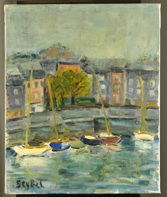 Lyne SEYBEL (1919-2009) : Honfleur-photo-3