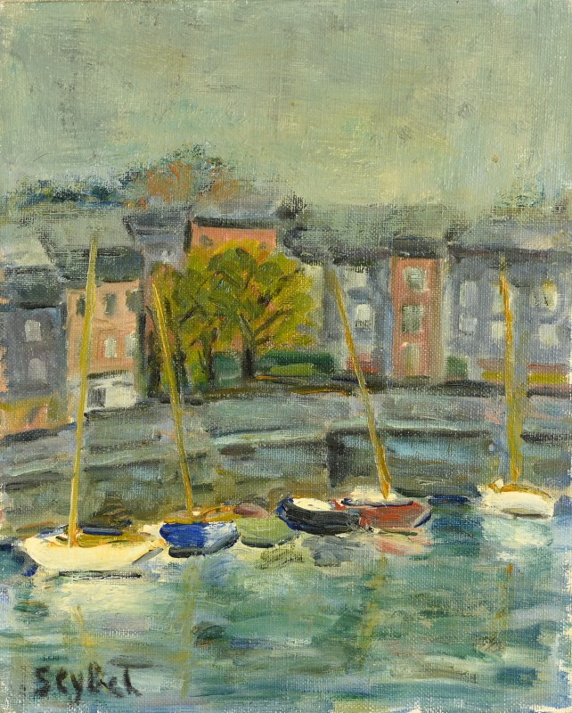 Lyne SEYBEL (1919-2009) : Honfleur