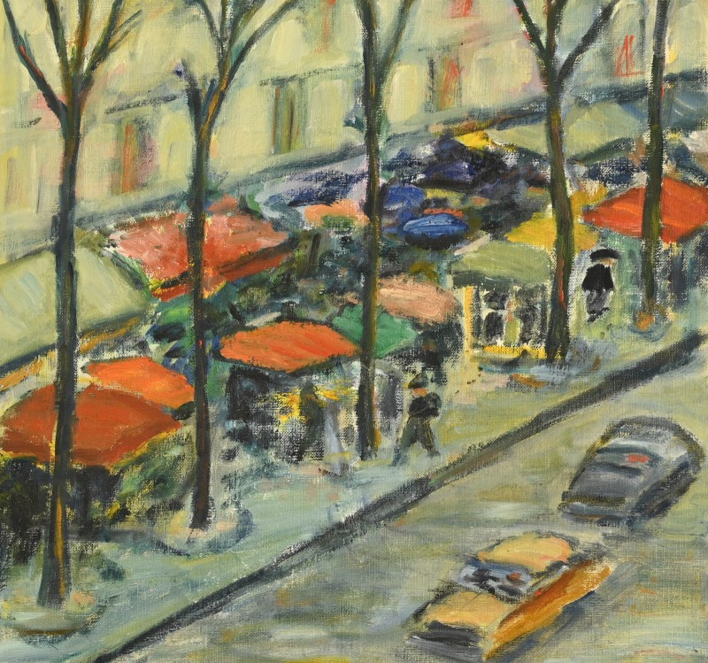 Lyne SEYBEL (1919-2009) : Paris, le marché-photo-2