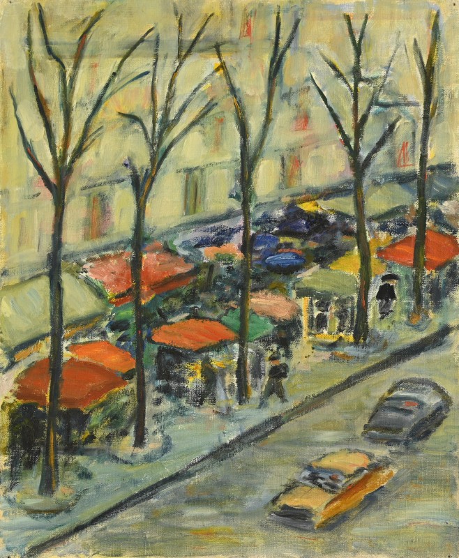 Lyne SEYBEL (1919-2009) : Paris, le marché