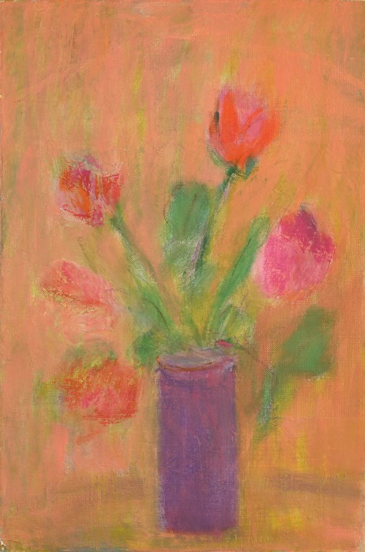 Lyne SEYBEL (1919-2009)   : Les tulipes