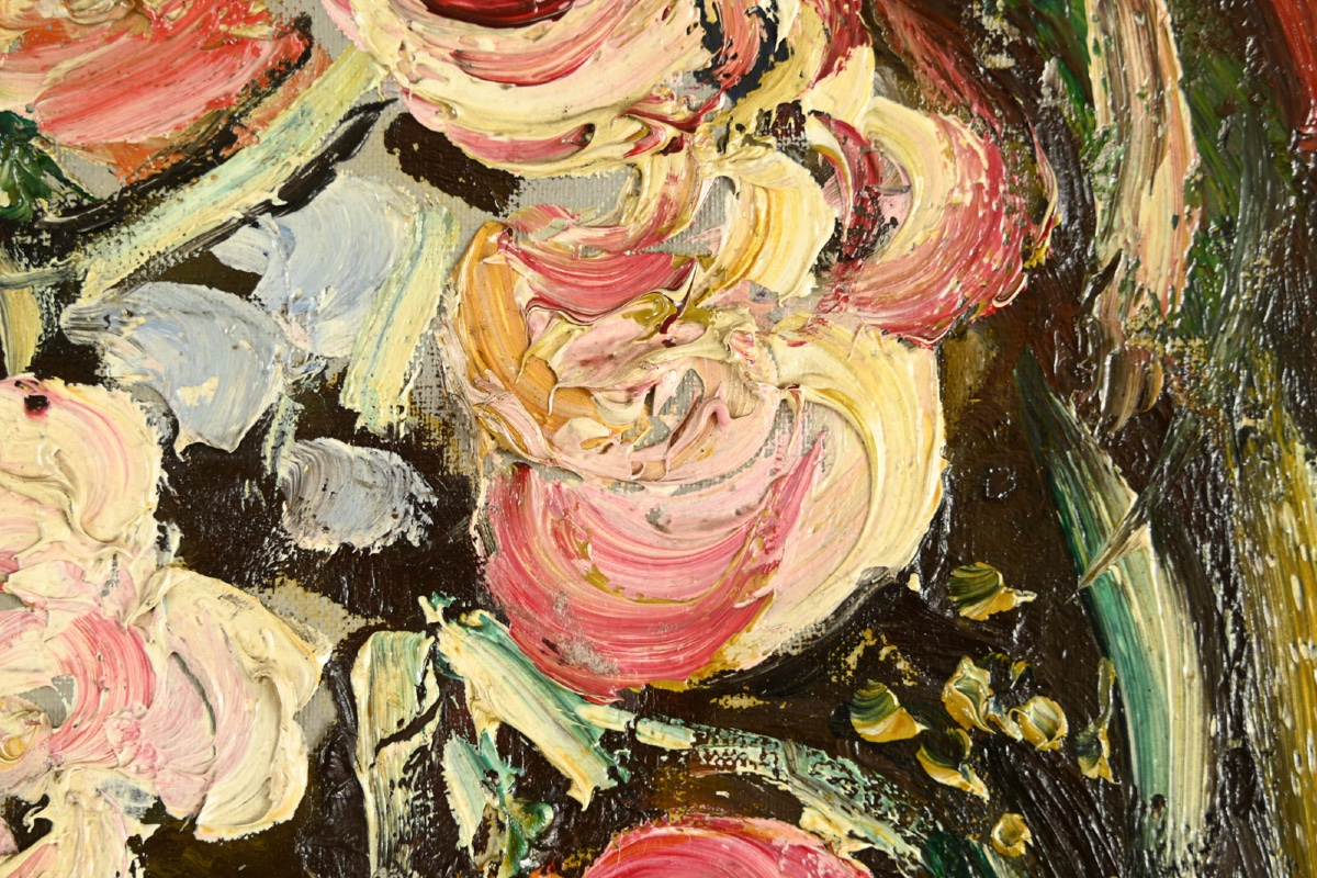 Pierre Dumont (1884–1936)  Bouquet In A Vase -photo-4
