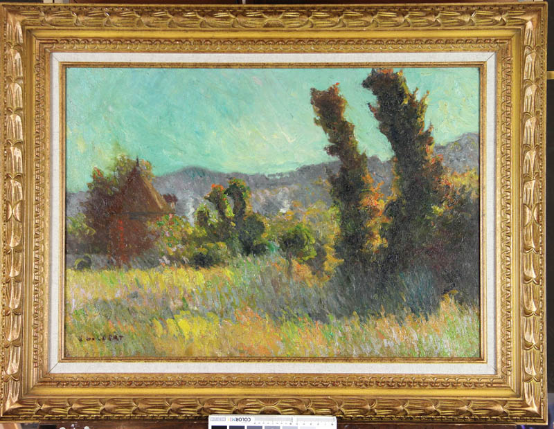Narcisse Guilbert "landscape, Meadow In Saint Gervais"-photo-2