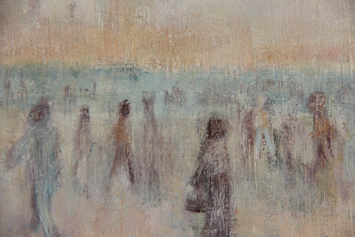 Lyne Seybel: Walkers In Venice-photo-2