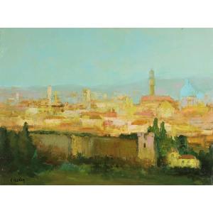 Marcel Peltier : Les Remparts à Florence