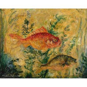 Georges Manzana Pissarro (1871-1961) The Fishes, 1935