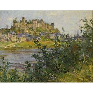  Georges Binet (1865 - 1949): The Royal Fortress Of Chinon 