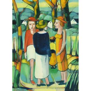  René COUTURIER (1933 - 2008) 3 personnages