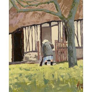 Yves Offret (1946 - 2004) - At The Marais Vernier