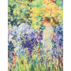  Rose BARBE : Femme au jardin