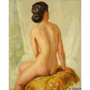 Albert GENTA (1901-1989) :Nu de dos