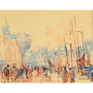 Bernard Loriot (1925 – 1998) : Honfleur