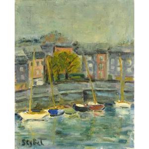 Lyne Seybel (1919-2009) : Honfleur