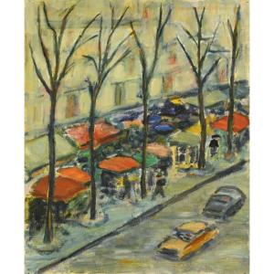 Lyne Seybel (1919-2009) : Paris, Le Marché