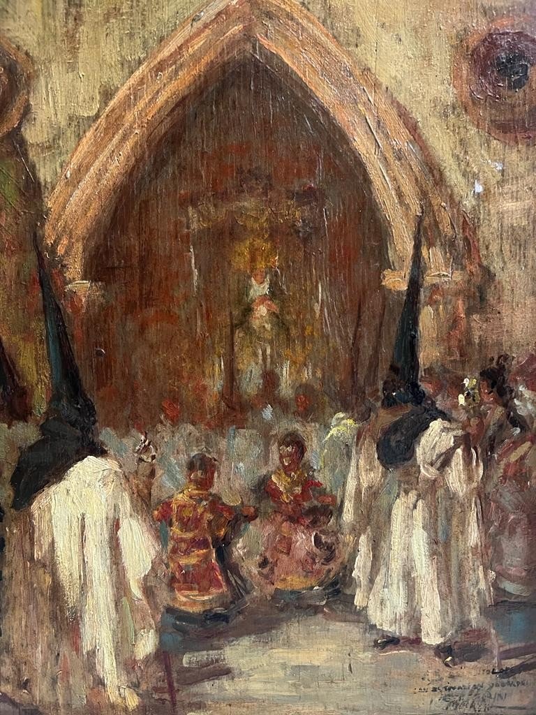 Tableau, Sortie De La Vierge,  Sevilla, 1952.-photo-2