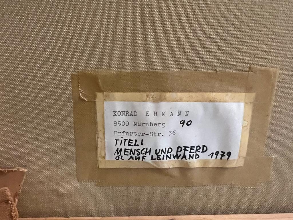 Tableau école Allemande Signé Konrad Ehmann-photo-4
