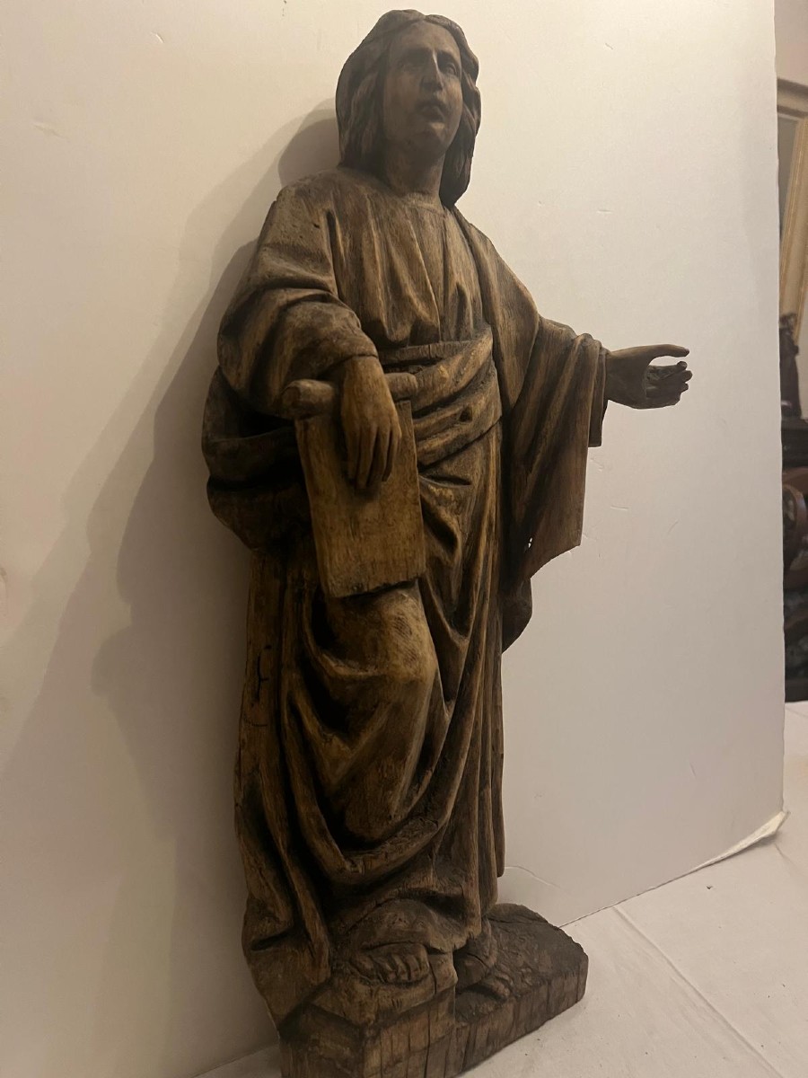 Sculpture Religieuse ancienne, en bois. 