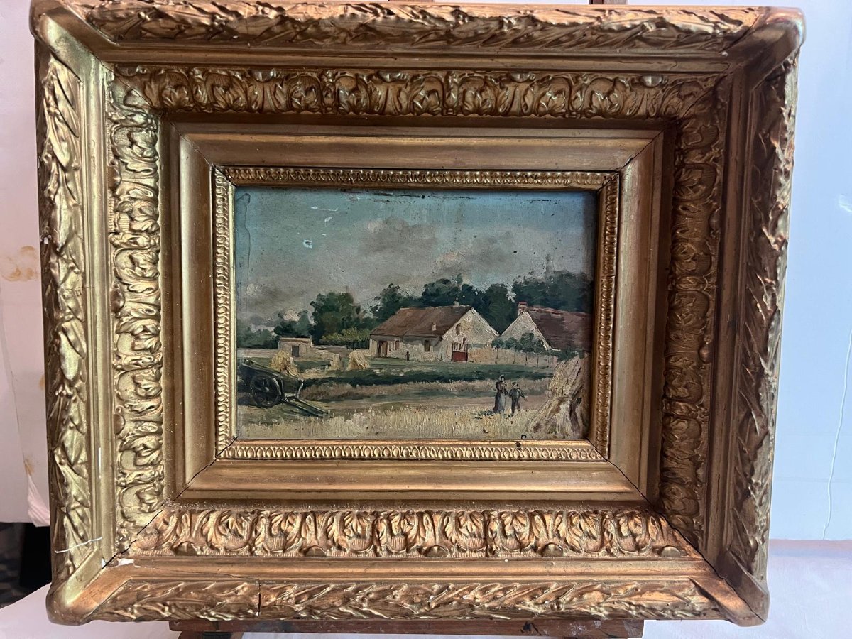 Tableau Signé Arthur Rigg   1868-1947.-photo-1