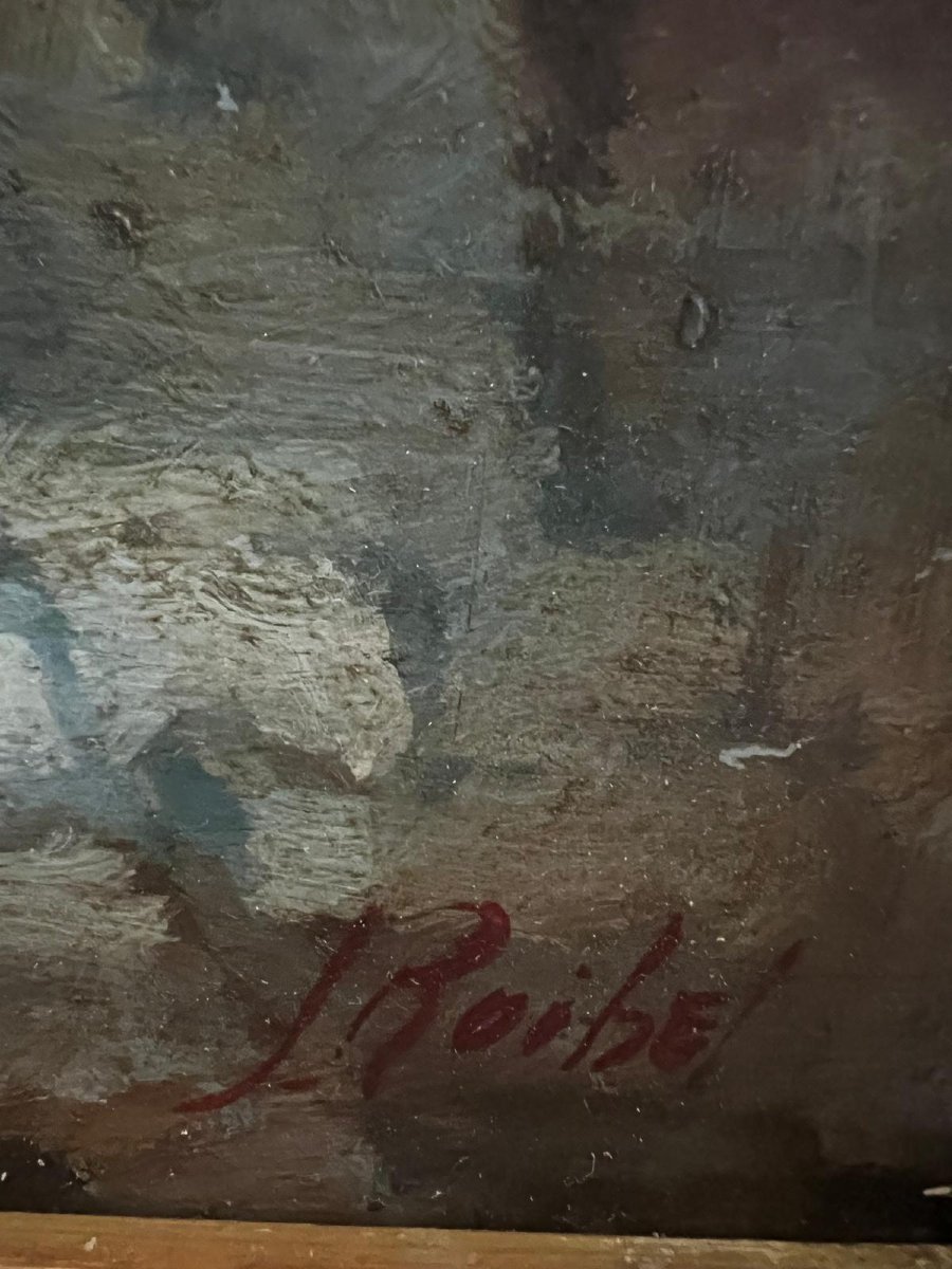 Paintings Pair Of Musketeers Signed F. Robinet Oil On Wood -photo-7