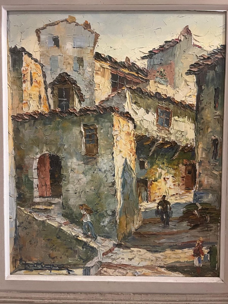Tableau Paysage Signé  Henri  Bargin   1906 -1980-photo-1