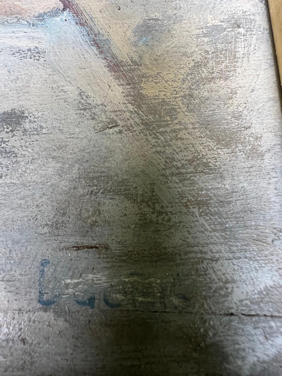 Painting Of A Woman And Her Doll Signed Lower Right, Illegible. -photo-4