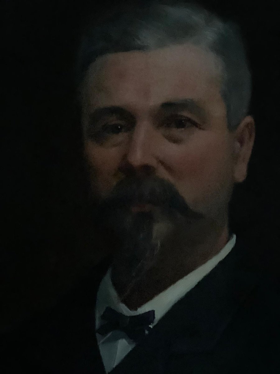 Painting Portrait Of A Man, M, Druet 1891, Jules Guillemin, Born 1866.-photo-2