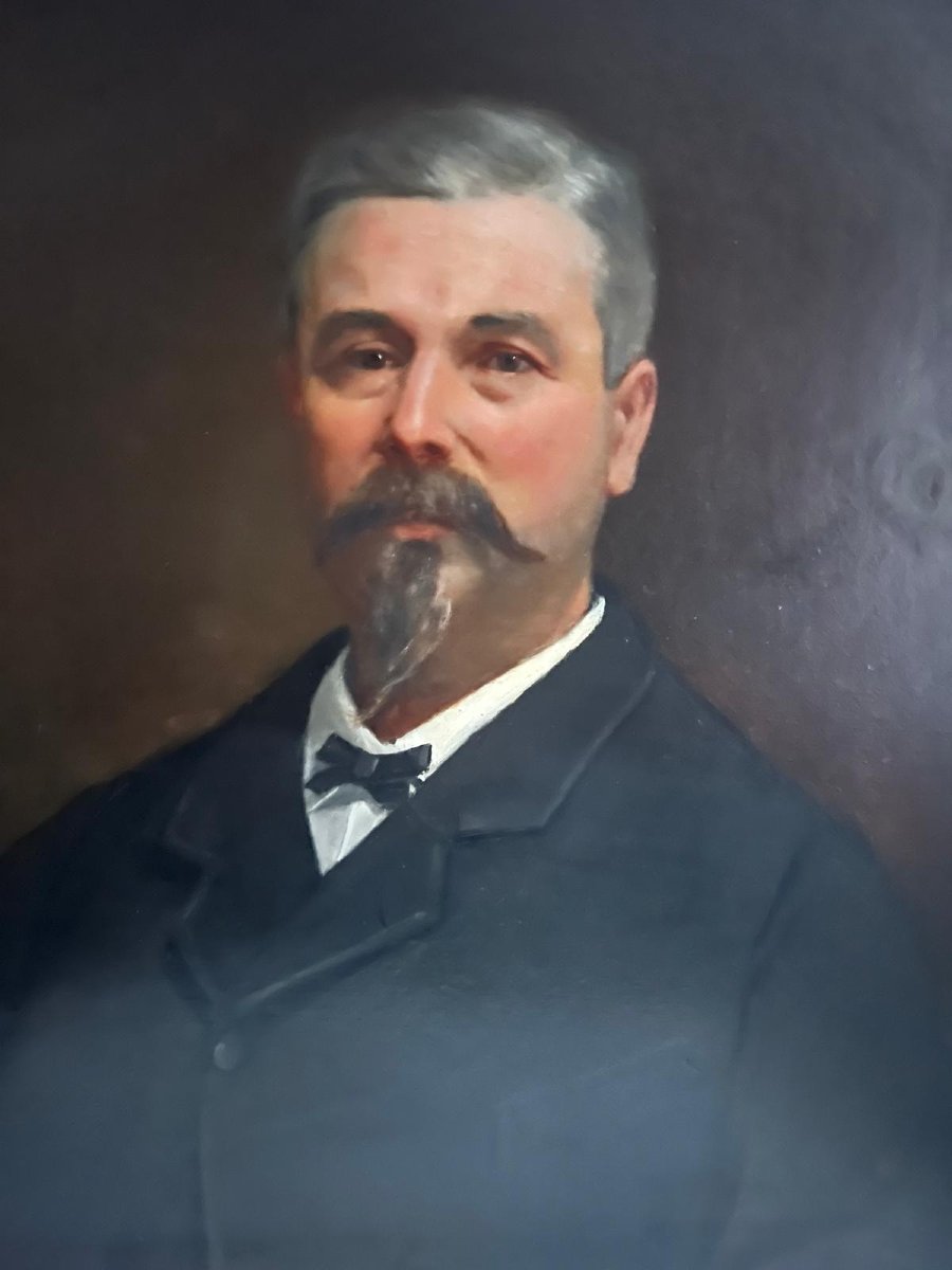 Painting Portrait Of A Man, M, Druet 1891, Jules Guillemin, Born 1866.-photo-1