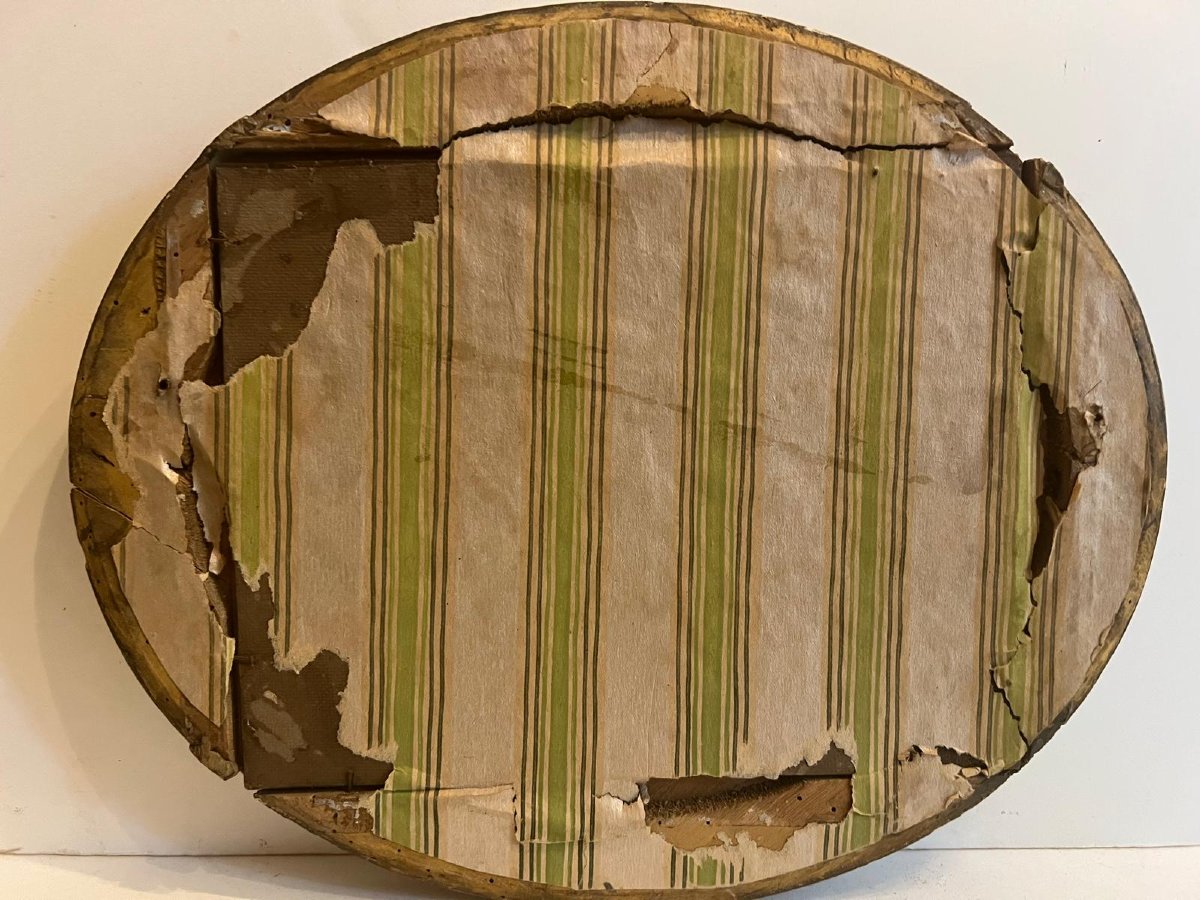 19th Century Animated Landscape Painting, Rest Of Signature Bas D. Oil On Wood. -photo-4