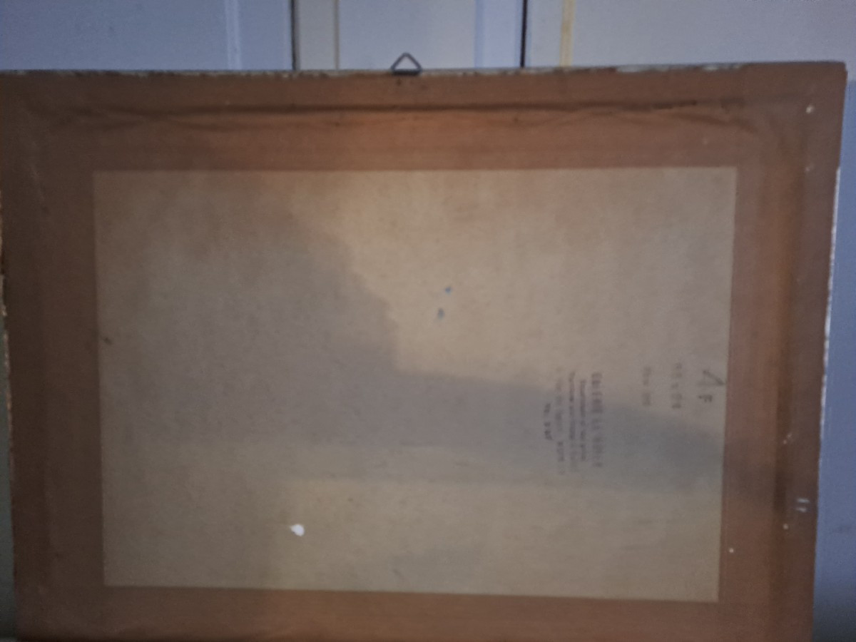 Seascape Painting, Signed With Monogram Bd, Oil On Paintable Board -photo-2