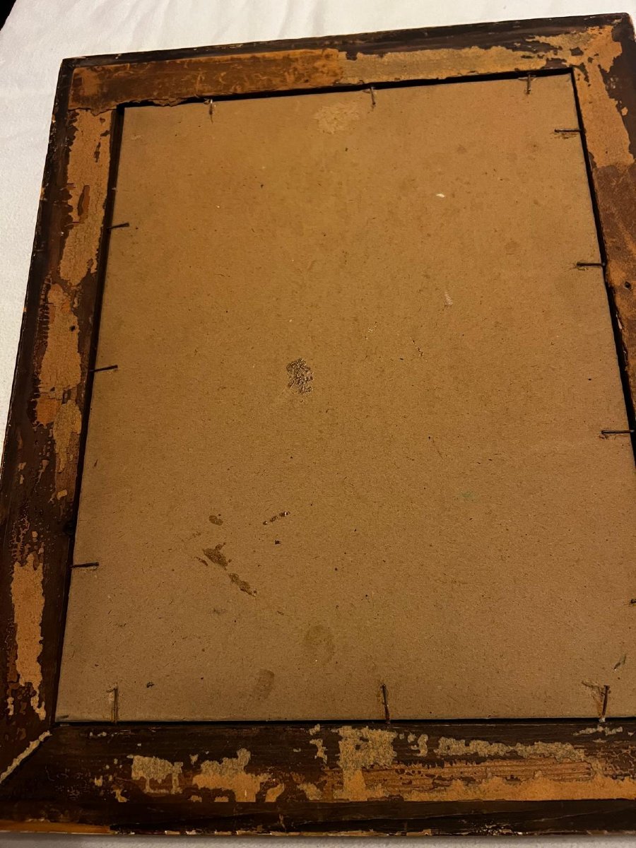 Painting Portrait Of A Soldier In Armor Signed Theodore Lévigne 1848-1912-photo-4