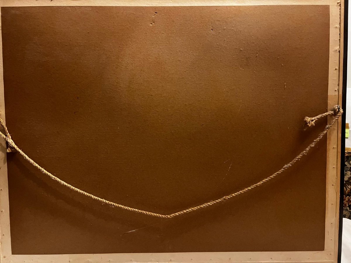 Tableau  Paysage  Vue  de  Kirchberg, Juill  1968, Signé  Charles  Ringenbach  1904-1983.-photo-4