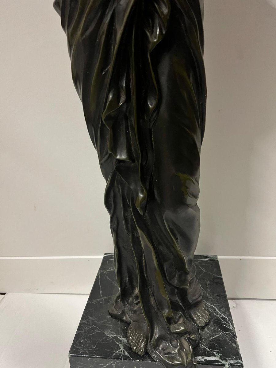 Sculpture Bronze  Barrias Louis 1841-1905. -photo-6