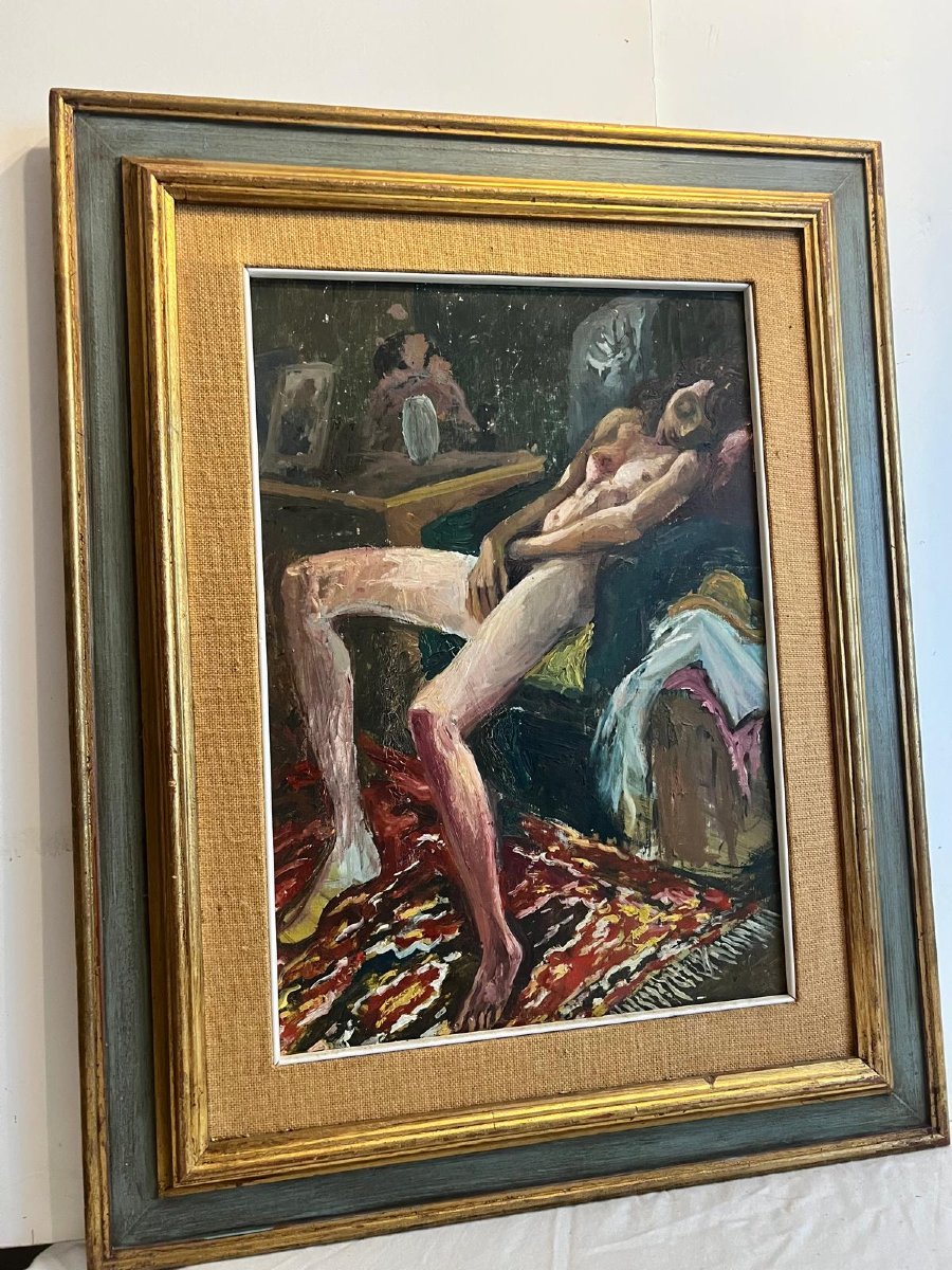 Oil On Wood.-photo-3