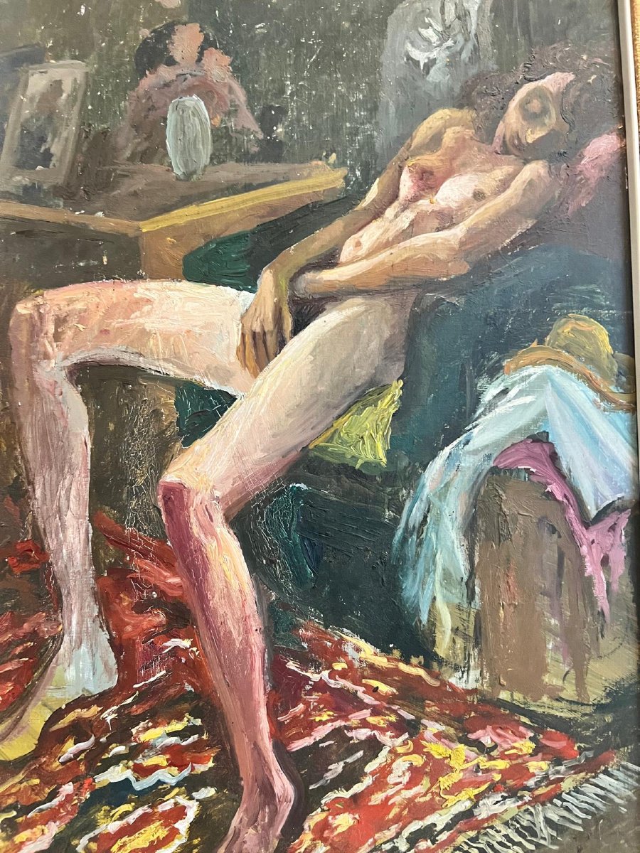 Oil On Wood.-photo-4