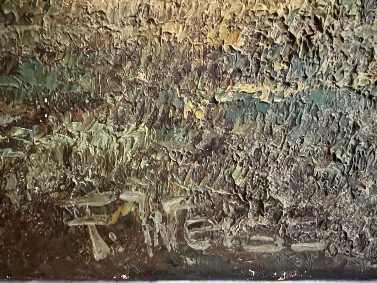 Signed F. Weiss Oil On Canvas.-photo-3