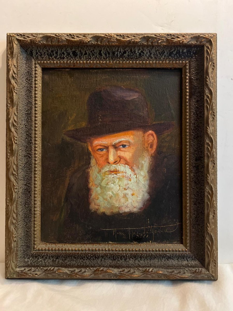 Portrait Of A Man Signed Monteiro?  Oil On Wood Maroufler.-photo-4
