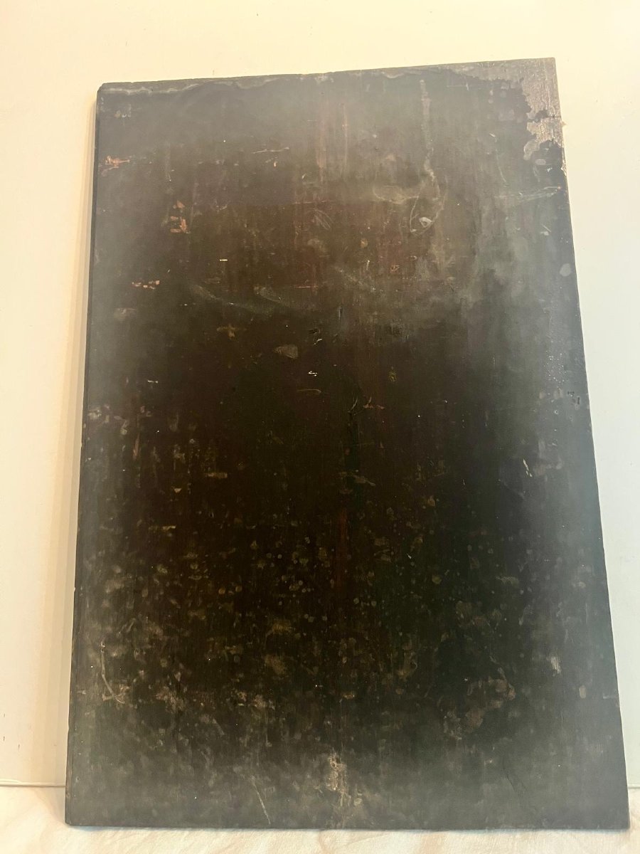 Table Rocher Escalade Signed A. Petit 1882 Dedication -photo-3