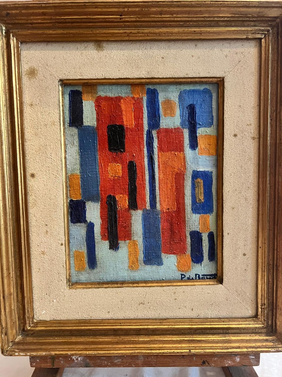 Signed Pierre Berroeta 1914-2004 Oil On Canvas.