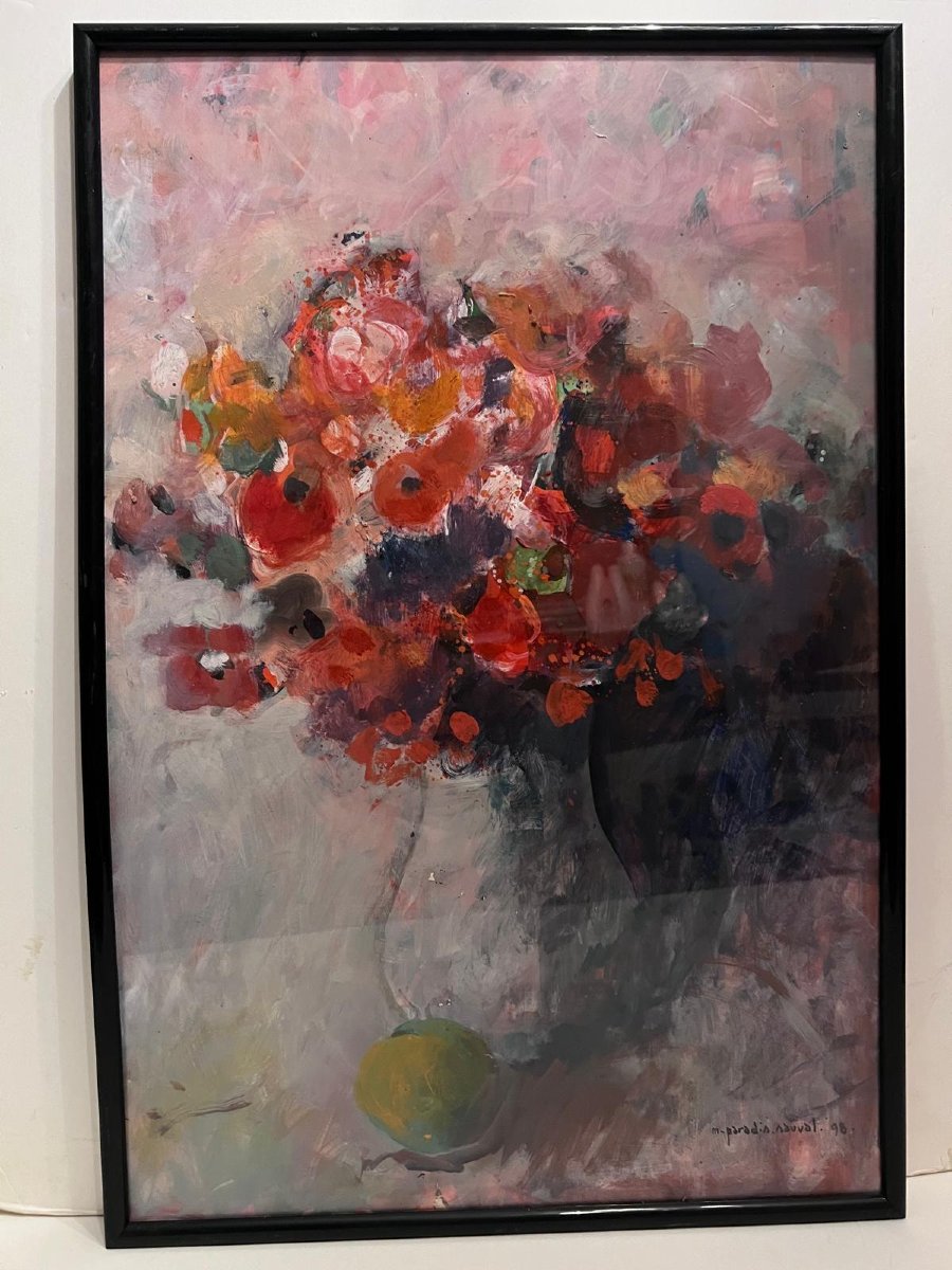 A Collection Of About 100 Paintings By The Artist Michel Paradis Sauval, Born In 1937; The Works Are Unframed-photo-4