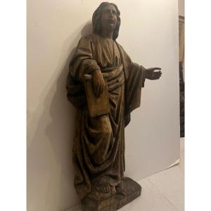 Sculpture Religieuse ancienne, en bois. 
