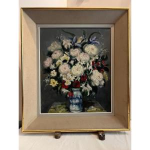 Flower Painting Signed émile Boyer 1877-1948